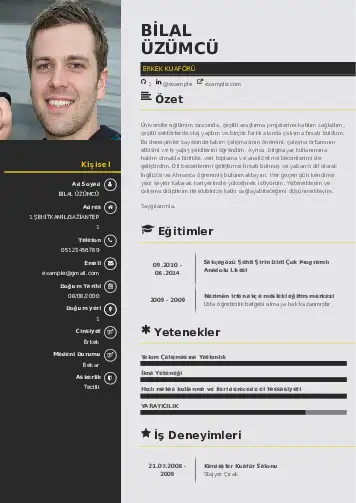 Kuaför Cv Örnekleri cv indir